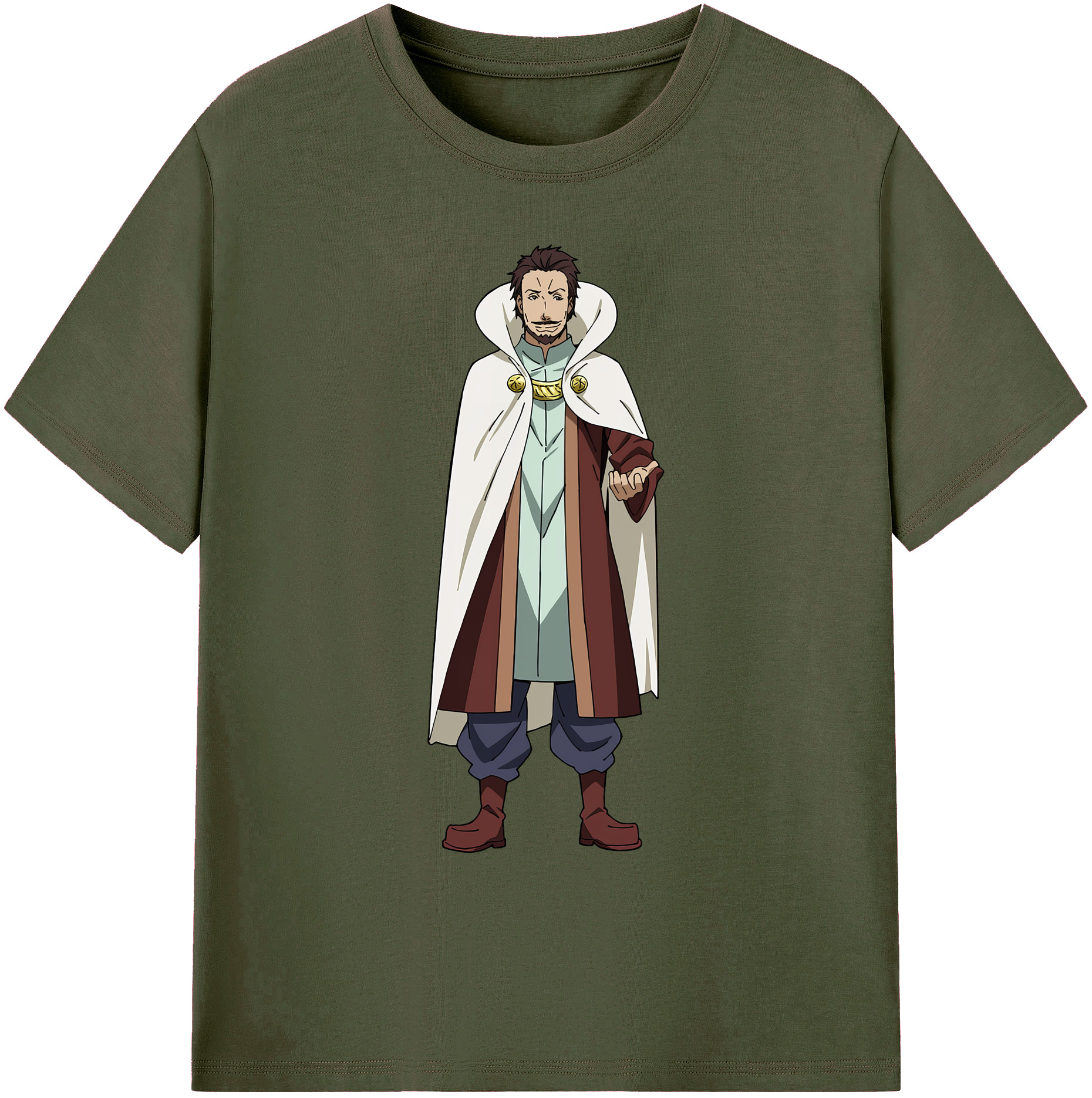 （画像用） 転スラ Regarding Reincarnated to Slime 綿100％ メンズ半袖Tシャツ｜肌触りやわらか＆通気性